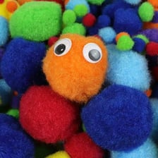 A pair of large movable googly eyes.