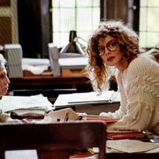 Rene Russo in a scene from the film “Major League.”