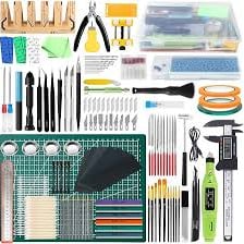 A boxed hobby model-building kit containing project materials
