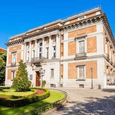 The exterior of the Prado Museum in Madrid