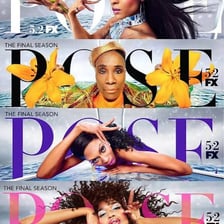 Promotional imagery for the FX series Pose featuring ballroom performers.