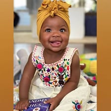 Gerber baby-food branding and a smiling baby