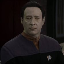 The android Data from Star Trek: The Next Generation.