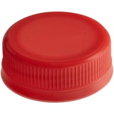 A cap serving as the lid of a bottle