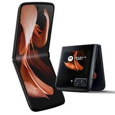 A Motorola RAZR flip phone.