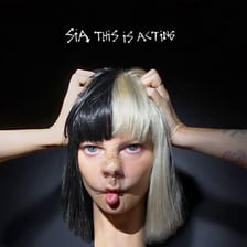 Singer Sia performing onstage.