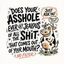 A person behaving in a silly, nonsensical way.