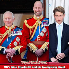 A young royal figure representing succession to a throne