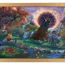 Artistic depiction of the Garden of Eden from the Genesis story