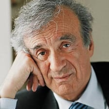 Portrait of author and Holocaust survivor Elie Wiesel