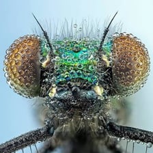 A close-up photograph of an insect