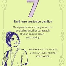 A speaker adding another point during a discussion