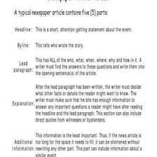 A journalist working on the opening paragraph of a news article
