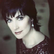 Portrait of the Irish singer Enya