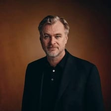 Portrait of film director Christopher Nolan.