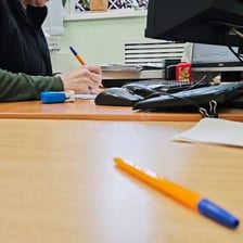 A person receiving an official document