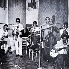 A band performing Jamaican ska music