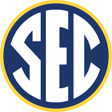 A college football game involving a Southeastern Conference team