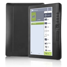 An e-reader displaying the pages of a digital book.