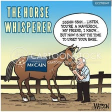 A person quietly communicating with a horse