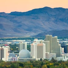 The Reno, Nevada, skyline