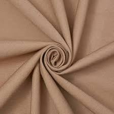 A close-up view of durable chino cotton twill fabric.