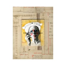 An example of avant-garde Dada artwork.