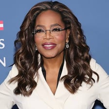 Portrait of Oprah Winfrey, co-founder of Oxygen Media