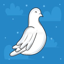 A symbolic image associated with purity and innocence.