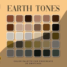 A palette displaying multiple tones of color.