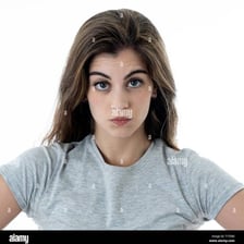 A visibly irritated person