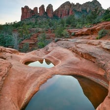 Red rock formations near Sedona, Arizona