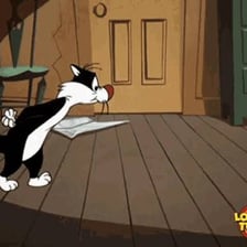 An impatient person walks back and forth indoors.