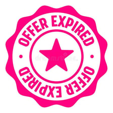 A sale notice showing that an offer has expired.