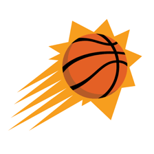 The Phoenix Suns basketball team logo.