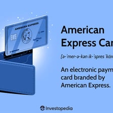 An American Express credit card