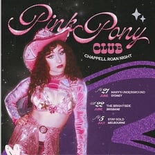 Chappell Roan performing “Pink Pony Club.”