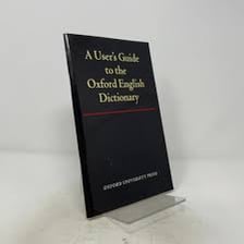 A copy of the Oxford English Dictionary shown as a reference work