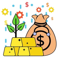 An illustration representing a valuable asset or advantage.