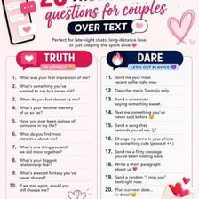 Two people having a playful flirtatious conversation