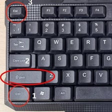 The Alt and Tab keys on a computer keyboard.