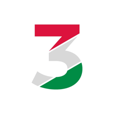 The Italian word “tre” representing the number three.