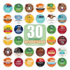 A single-serve K-Cup coffee pod.