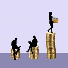 A person working to earn income