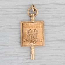 A Phi Beta Kappa key bearing the Greek letters