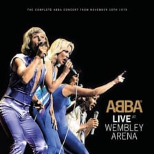 ABBA performing onstage