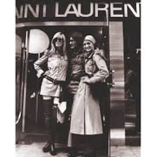 The YSL logo associated with Yves Saint Laurent fashion.