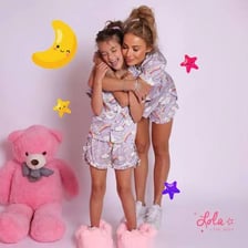 Children in pajamas at a sleepover