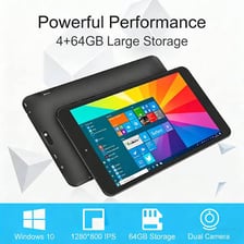 A handheld tablet computer displaying a touchscreen interface