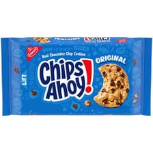A package of Chips Ahoy chocolate chip cookies